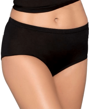 Lady Avenue Silk Jersey Midi Brief Svart