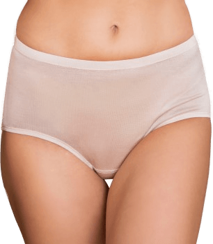 Lady Avenue Silk Jersey Midi Brief Champagne