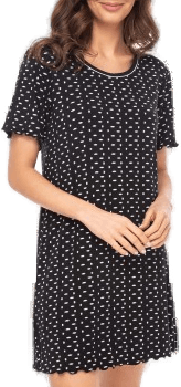 Lady Avenue Bambus Nattkjole Mønster