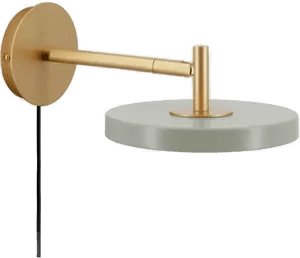 Umage Asteria Short LED-vegglampe, lysegrønn