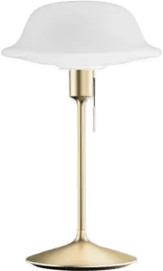 Umage Butler bordlampe Hvit-Børstet messing