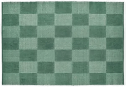HAY Gulvteppe Check Green 140x200