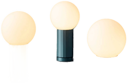 HAY Turn On bordlampe, blå