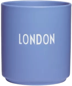 Design Letters favorittkopp London-blue 25 cl