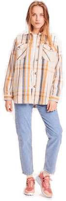 Knowledgecotton Apparel Lillian Check Overshirt