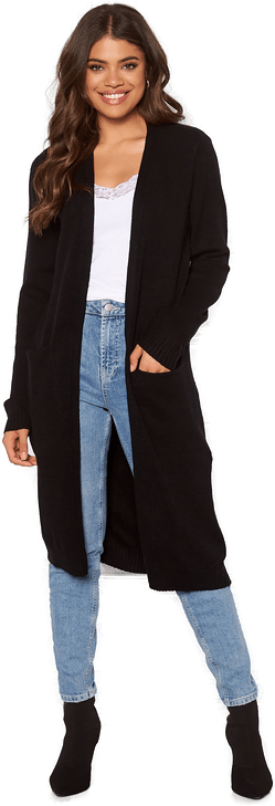 Vila Viril Long Knit Cardigan