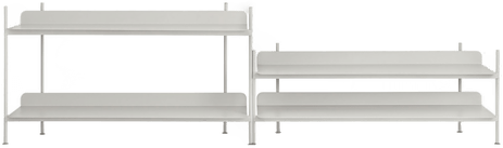 Muuto Compile Shelving System 5, Grå