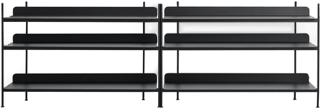 Muuto Compile Shelving System 6, Svart