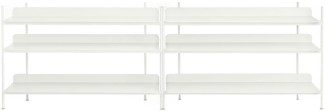Muuto Compile Shelving System 6, Hvit