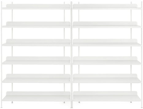 Muuto Compile Shelving System 8, Hvit