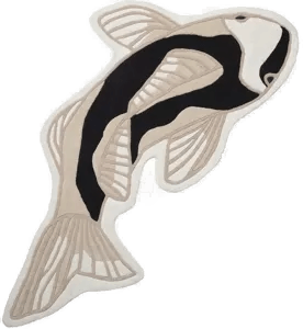 Broste Copenhagen Koi teppe 97x130 cm