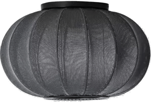 Made By Hand Knit-Wit 45 Oval lampe Black