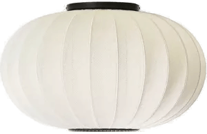 Made By Hand Knit-Wit 57 Oval lampe Pearl white