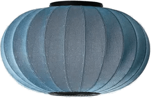 Made By Hand Knit-Wit 57 Oval lampe Blue stone