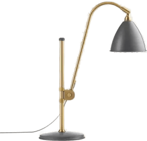 Gubi Bestlite BL1 Bordlampe Mässing/Grå