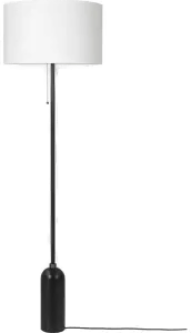 Gubi Gravity gulvlampe svart stål/hvit