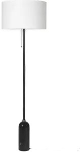 Gubi Gravity gulvlampe sort marmor/hvit