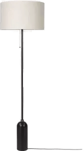 Gubi Gravity gulvlampe svart stål/canvas