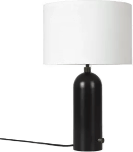 Gubi Gravity Table Lamp Small White/Blackened Steel