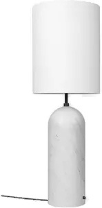 Gubi Gravity XL gulvlampe hvit marmor