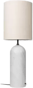 Gubi Gravity XL gulvlampe hvit marmor/canvas