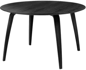 Gubi Skiva Matbord, Svartbetsad Ask