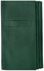 The Organic Company Serviett 20x20 cm 4 stk mørkegrønn