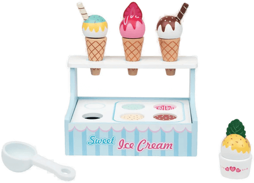 Small Wood Mini Iskrembutikk