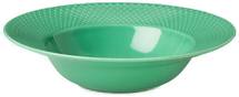Lyngby Porcelæn Rhombe dyp tallerken grønn 24,5 cm