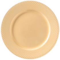 Lyngby Porcelæn Rhombe middagstallerken 27 cm sand