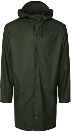 Rains Long Jacket Green
