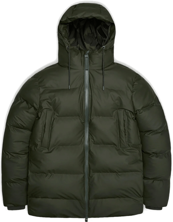 Rains Alta Puffer Jacket Green