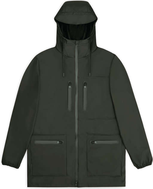 Rains Cargo Long Jacket W3