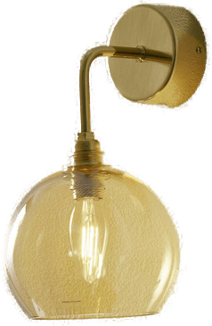 Ebb & Flow Rowan vegglampe, gull