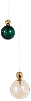 Ebb & Flow Uva L Hengende ball gull klar