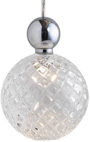 Ebb & Flow Uva L Ball sølv klar