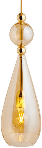 Ebb & Flow Smykke L pendellampe gull