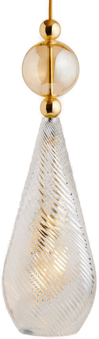 Ebb & Flow Smykke L gull krystallvirvel