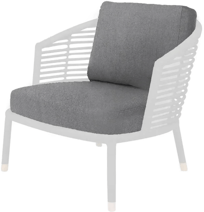 Caneline Moments/Sense lenestolspute Lysegrå