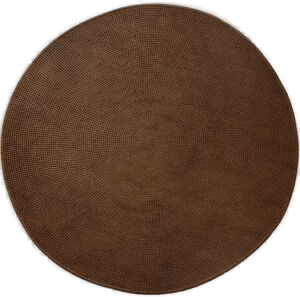 Caneline Knit teppe Ø200 cm Umber brown