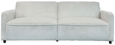 Dorel Home Alicia Sovesofa 3-seter Kordfløyel Hvit