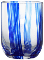 Normann Copenhagen Stripe Glass 39 cl Blue Stripes