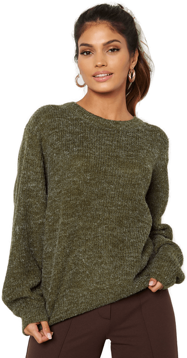 Ichi Novo LS Knit Pullover
