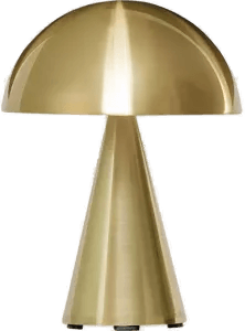 Hübsch Mush bordlampe, messing, dimbar