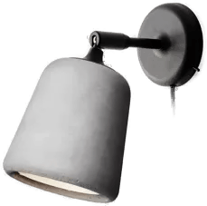 New Works Material Originals vegg, betong lysegrå