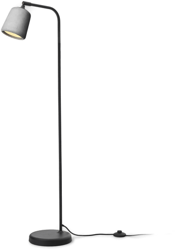 New Works gulvlampe Materiale, lys grå