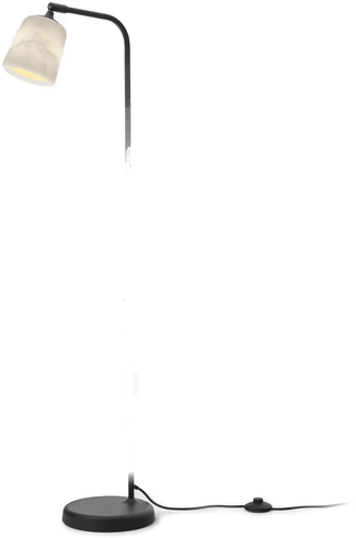 New Works gulvlampe, hvit, 125 cm