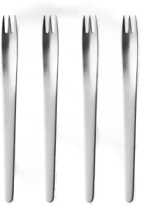 Jensen Arne Jacobsen kakegaffel 4-pakning