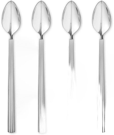 Georg Jensen Bernadotte Latteskje 4-pack