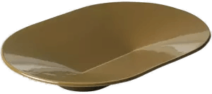 Muuto Mere skål 52x36 cm Brown Green